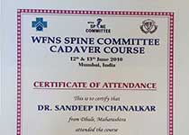 WFNS Spine Committee Cadaver Course